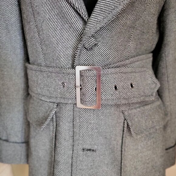 The Crimes of Grindelwald Men's Gray Herringbone Overcoat Fantastic Beast-L - Picture 6 of 11